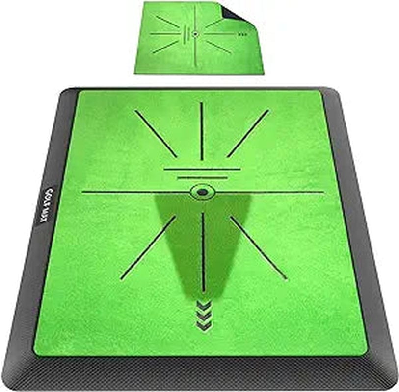 Golf Swing Mat with Instant Path Feedback | Indoor & Outdoor Practice Aid - Omnixa
