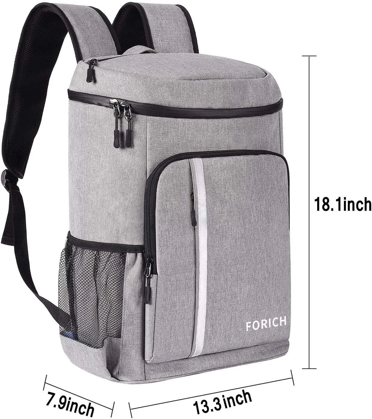 30-Can Leakproof Insulated Cooler Backpack – Waterproof, Lightweight Soft Cooler Bag for Lunch, Beach, Camping & Hiking (Men & Women)
