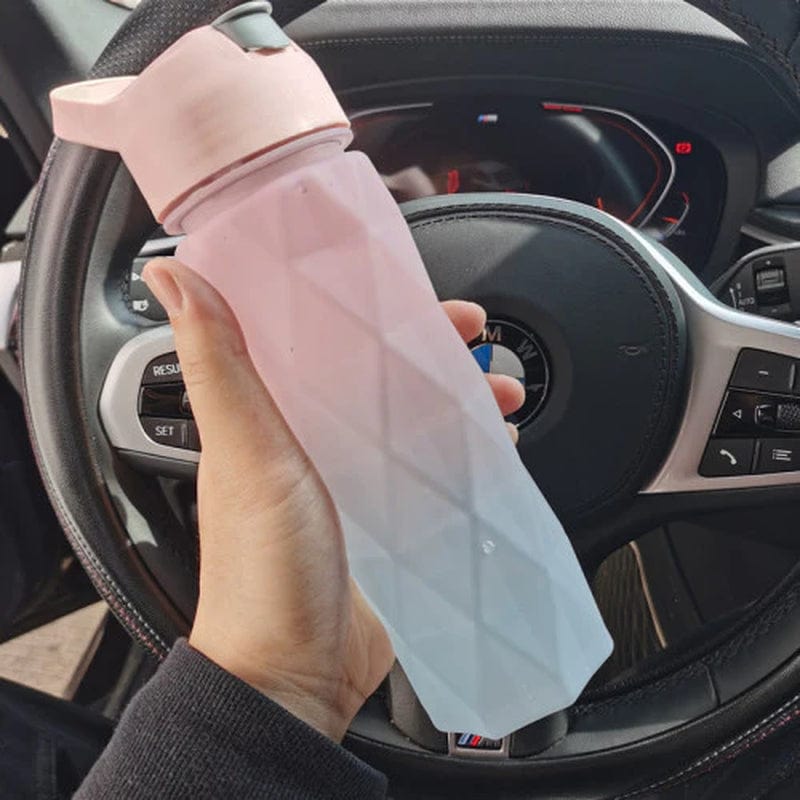 Large Misting Water Bottle | 2 - in - 1 Spray & Drink for Sports & Fitness - Omnixa