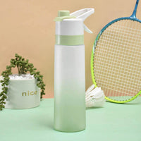 Large Misting Water Bottle | 2 - in - 1 Spray & Drink for Sports & Fitness - Omnixa