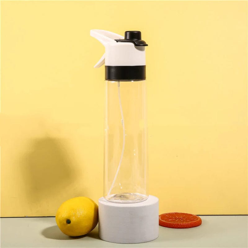Large Misting Water Bottle | 2 - in - 1 Spray & Drink for Sports & Fitness - Omnixa