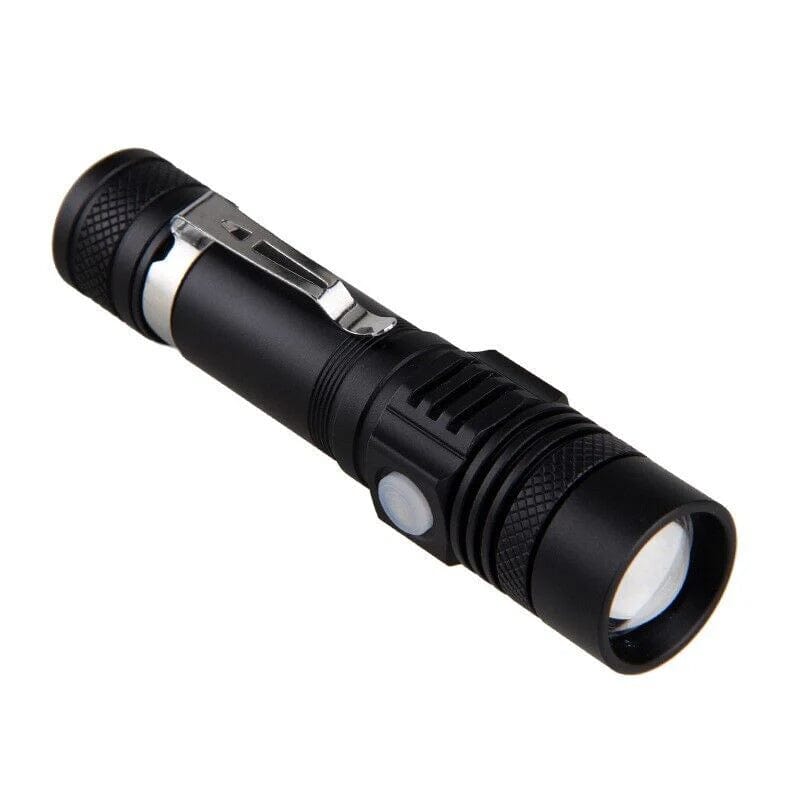 Rechargeable Tactical Flashlight | High - Lumen LED, Zoomable & Waterproof - Omnixa