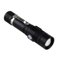Rechargeable Tactical Flashlight | High - Lumen LED, Zoomable & Waterproof - Omnixa