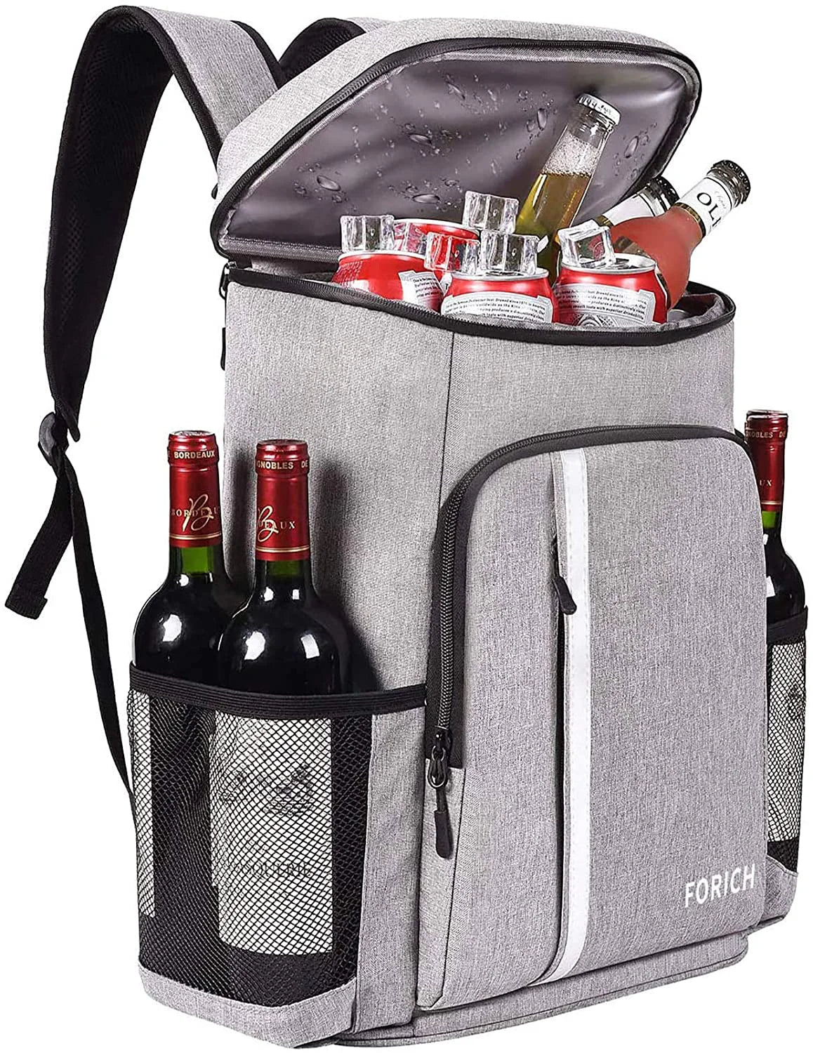 30-Can Leakproof Insulated Cooler Backpack – Waterproof, Lightweight Soft Cooler Bag for Lunch, Beach, Camping & Hiking (Men & Women)