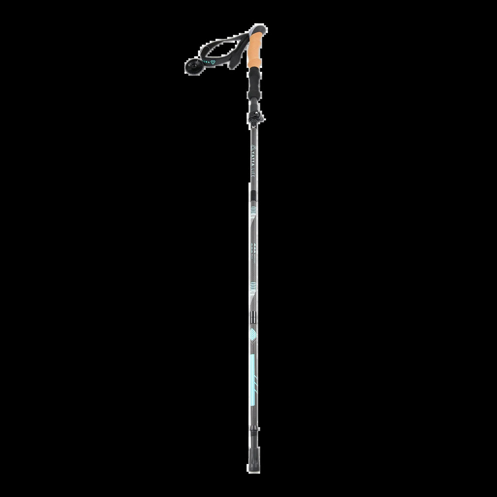 Lightweight Adjustable Trekking Poles | Anti - Shock Hiking & Walking Sticks - Omnixa