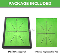 Golf Swing Mat with Instant Path Feedback | Indoor & Outdoor Practice Aid - Omnixa