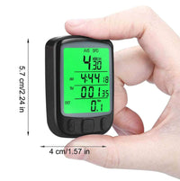 Bike Bicycle Speedometer Cycle Digital Odometer Computer Waterproof LCD Wireless - Omnixa