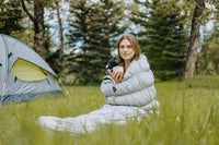 4 - Season Goose Down Sleeping Bag for Cold Weather Camping & Mountaineering - Omnixa