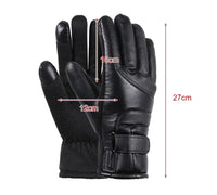 Electric USB Heated Gloves Winter Warming Thermal Ski Snow Hand Warm Windproof - Omnixa