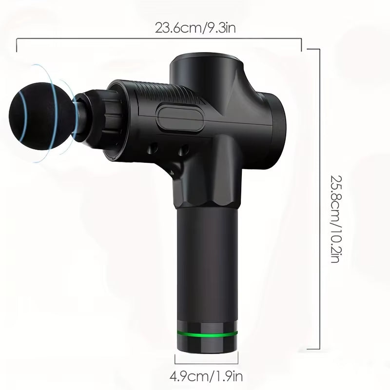 Electric Deep Tissue Massage Gun for Muscle Recovery | Percussion Massager for Neck, Back, Shoulders, and Full-Body Relief