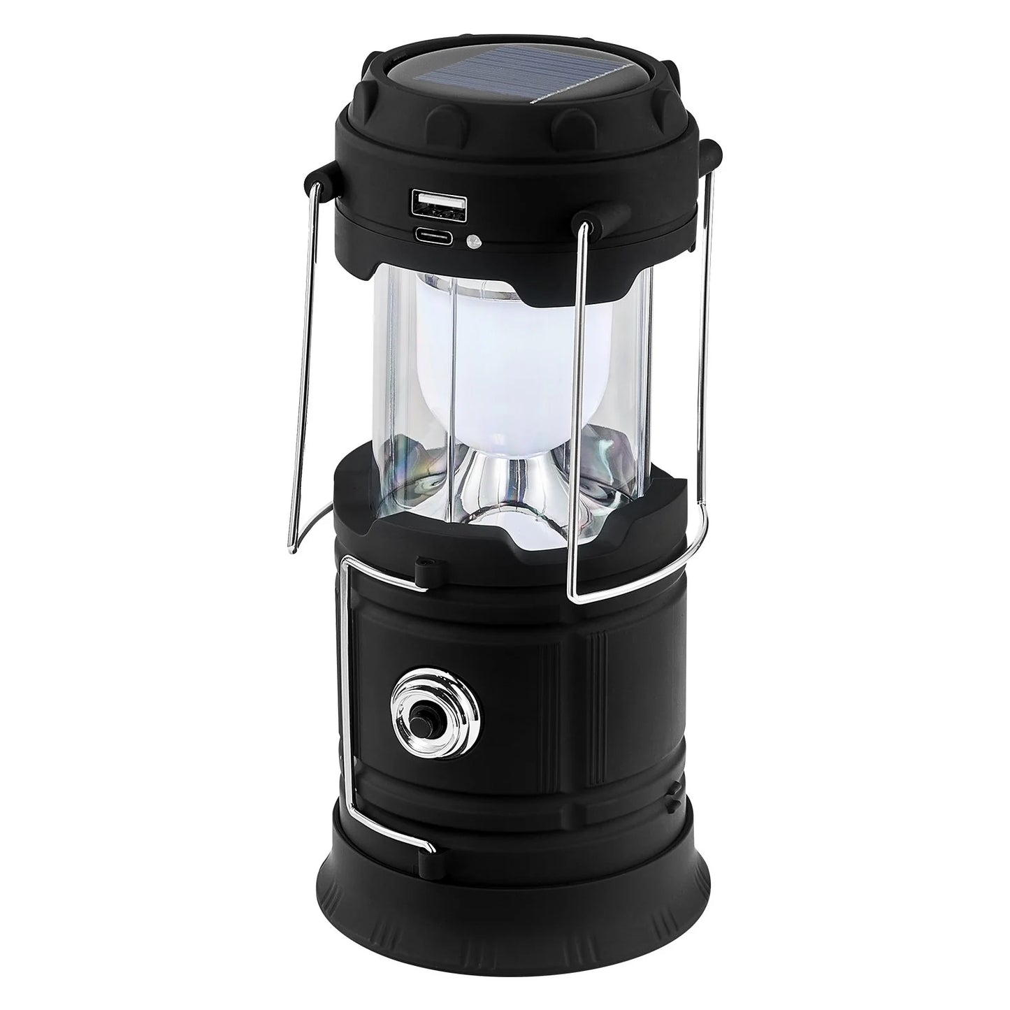 Set of 4 Portable Rechargeable LED Camping Lanterns – Multi-Use Lights & Power Banks