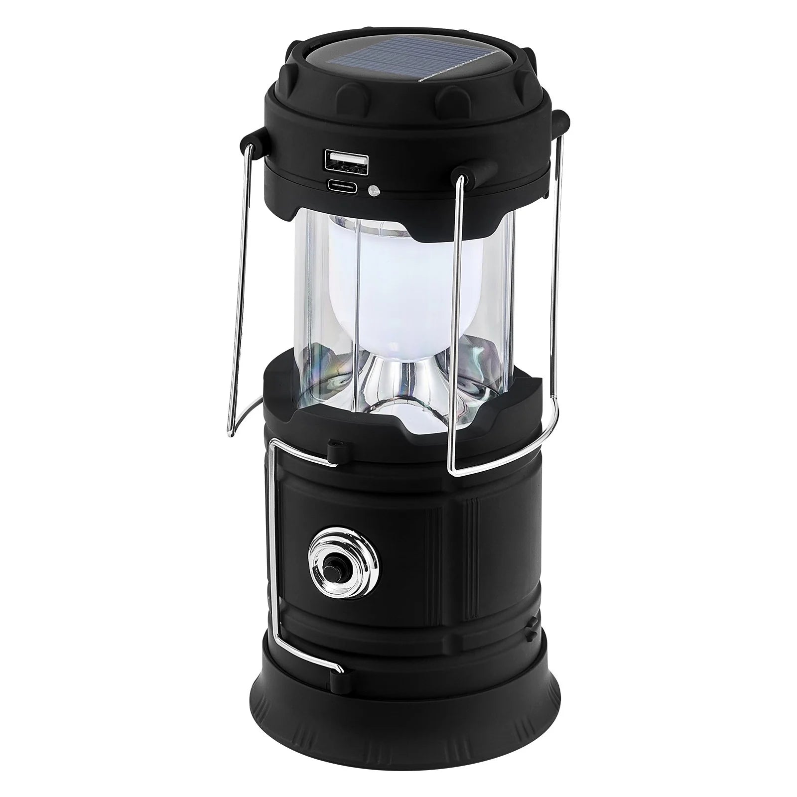 Set of 4 Portable Rechargeable LED Camping Lanterns – Multi-Use Lights & Power Banks