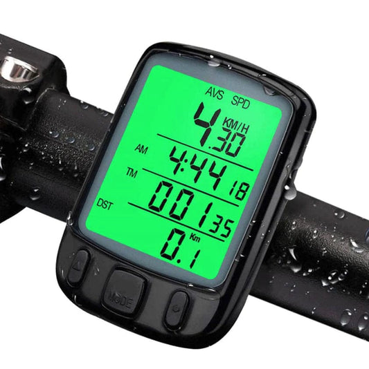 Bike Bicycle Speedometer Cycle Digital Odometer Computer Waterproof LCD Wireless - Omnixa