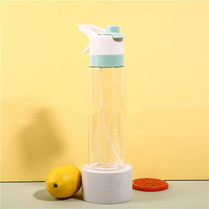 Large Misting Water Bottle | 2 - in - 1 Spray & Drink for Sports & Fitness - Omnixa