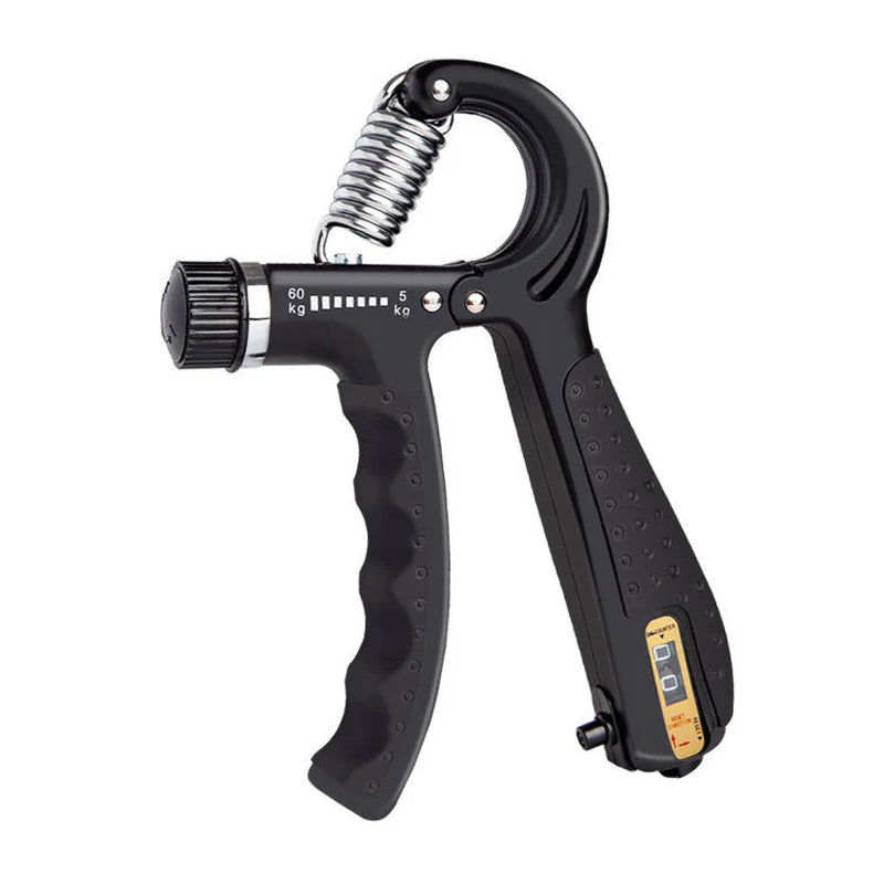 Adjustable Finger Grip Strengthener with Counting Display