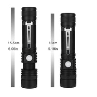 Rechargeable Tactical Flashlight | High - Lumen LED, Zoomable & Waterproof - Omnixa