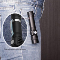Rechargeable Tactical Flashlight | High - Lumen LED, Zoomable & Waterproof - Omnixa