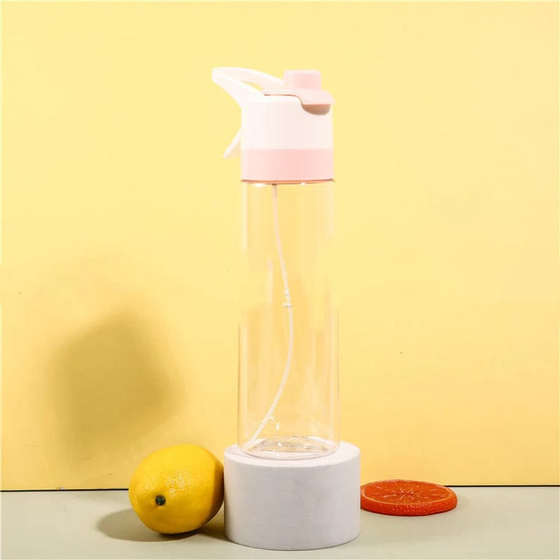 Large Misting Water Bottle | 2 - in - 1 Spray & Drink for Sports & Fitness - Omnixa