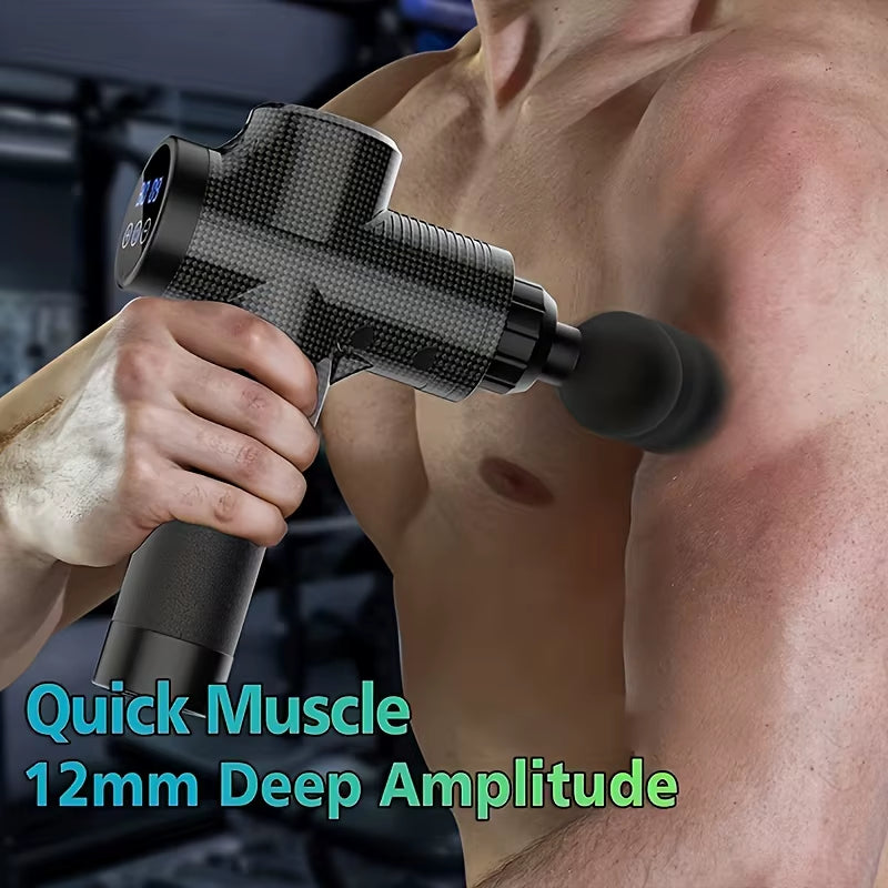 Electric Deep Tissue Massage Gun for Muscle Recovery | Percussion Massager for Neck, Back, Shoulders, and Full-Body Relief