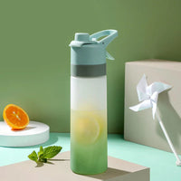 Large Misting Water Bottle | 2 - in - 1 Spray & Drink for Sports & Fitness - Omnixa
