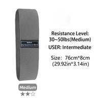 Fabric Resistance Bands (Set of 3) | Non - Slip Exercise Loops for Legs & Glutes - Omnixa