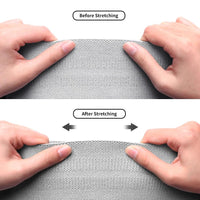 Fabric Resistance Bands (Set of 3) | Non - Slip Exercise Loops for Legs & Glutes - Omnixa