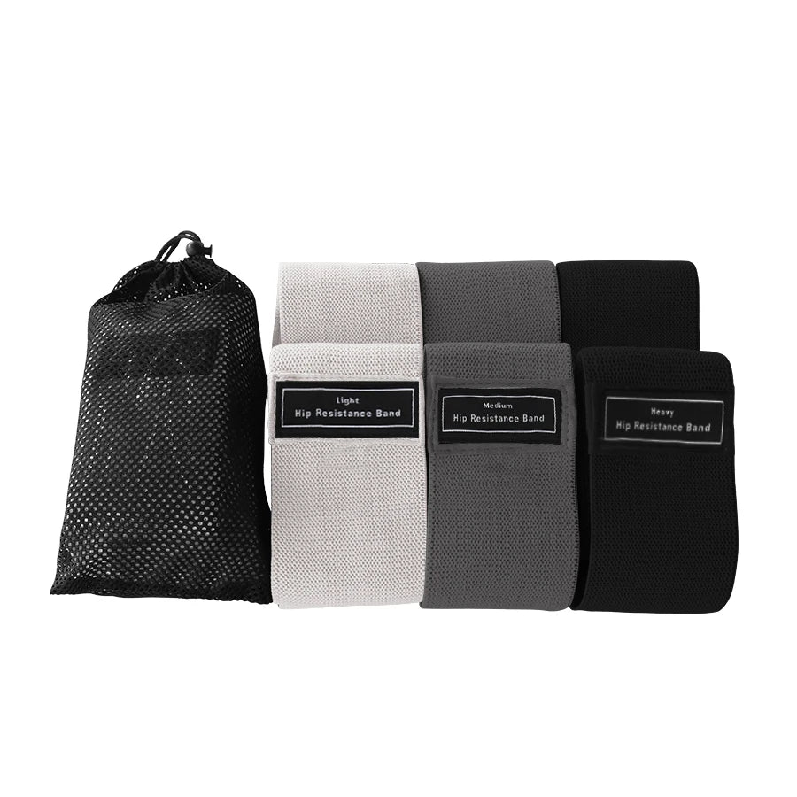 Fabric Resistance Bands for Glutes & Thighs – Non-Slip Booty Bands for Squats, Yoga & Home Workouts