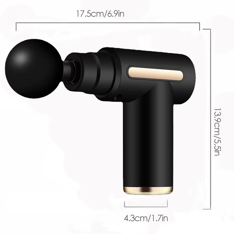 Electric Deep Tissue Massage Gun for Muscle Recovery | Percussion Massager for Neck, Back, Shoulders, and Full-Body Relief