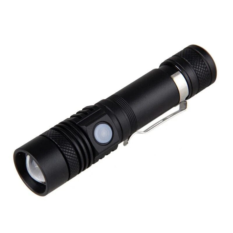 Rechargeable Tactical Flashlight | High - Lumen LED, Zoomable & Waterproof - Omnixa