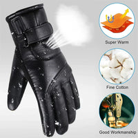 Electric USB Heated Gloves Winter Warming Thermal Ski Snow Hand Warm Windproof - Omnixa