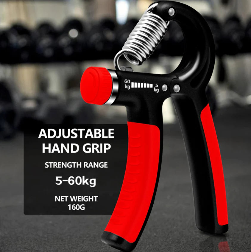 Adjustable Hand Grip Strengthener – 10–60kg Forearm & Finger Trainer for Fitness & Rehab