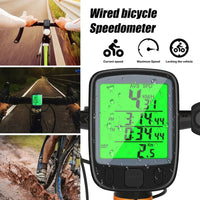Bike Bicycle Speedometer Cycle Digital Odometer Computer Waterproof LCD Wireless - Omnixa