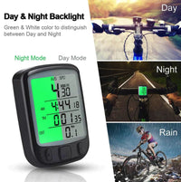 Bike Bicycle Speedometer Cycle Digital Odometer Computer Waterproof LCD Wireless - Omnixa
