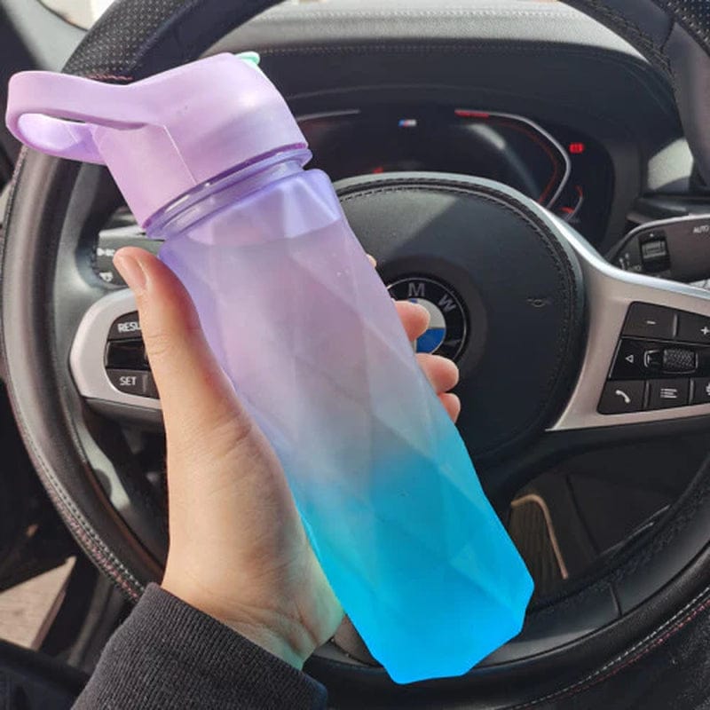 Large Misting Water Bottle | 2 - in - 1 Spray & Drink for Sports & Fitness - Omnixa