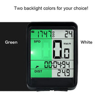 Bike Bicycle Speedometer Cycle Digital Odometer Computer Waterproof LCD Wireless - Omnixa
