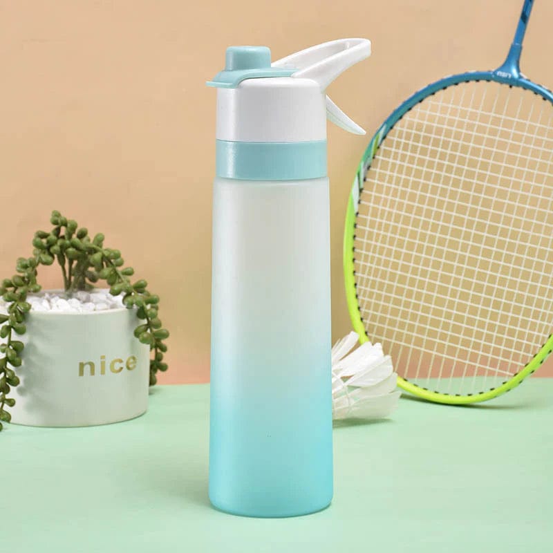 Large Misting Water Bottle | 2 - in - 1 Spray & Drink for Sports & Fitness - Omnixa